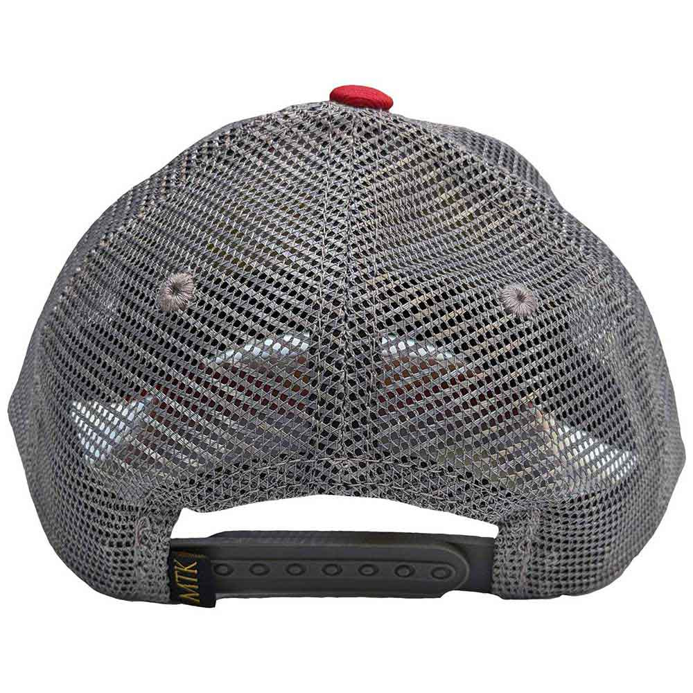 Tokyo Time Unisex Mesh Back Cap: MTK Global (Grey And Red)