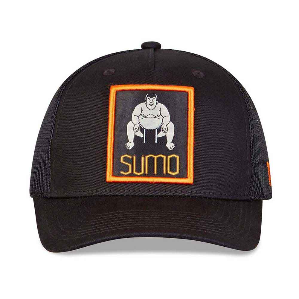 Tokyo Time Unisex Mesh Back Cap: Sumo (Black)