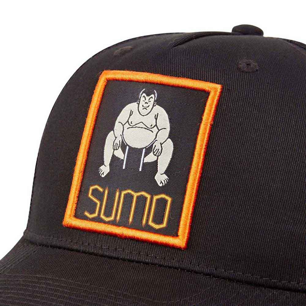 Tokyo Time Unisex Mesh Back Cap: Sumo (Black)