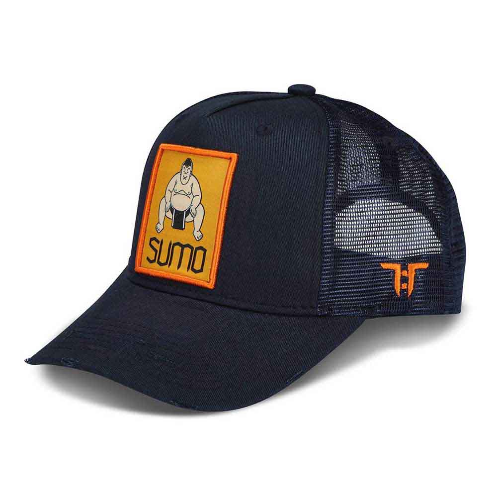 Tokyo Time Unisex Mesh Back Cap: Sumo (Navy Blue)