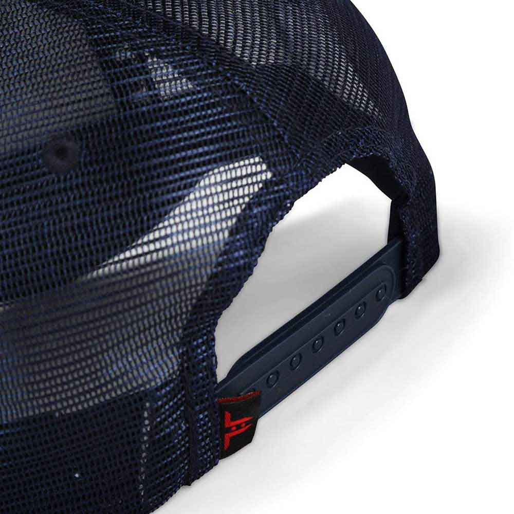 Tokyo Time Unisex Mesh Back Cap: Sumo (Navy Blue)