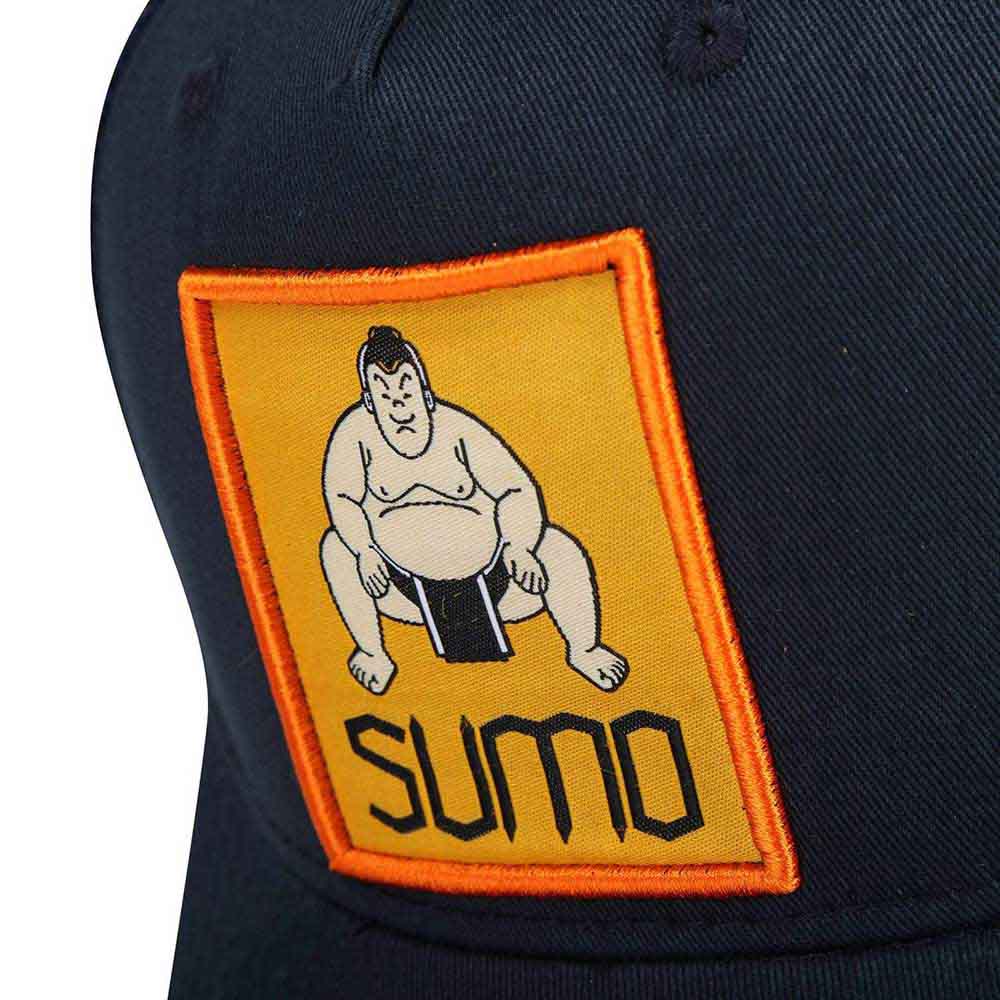 Tokyo Time Unisex Mesh Back Cap: Sumo (Navy Blue)