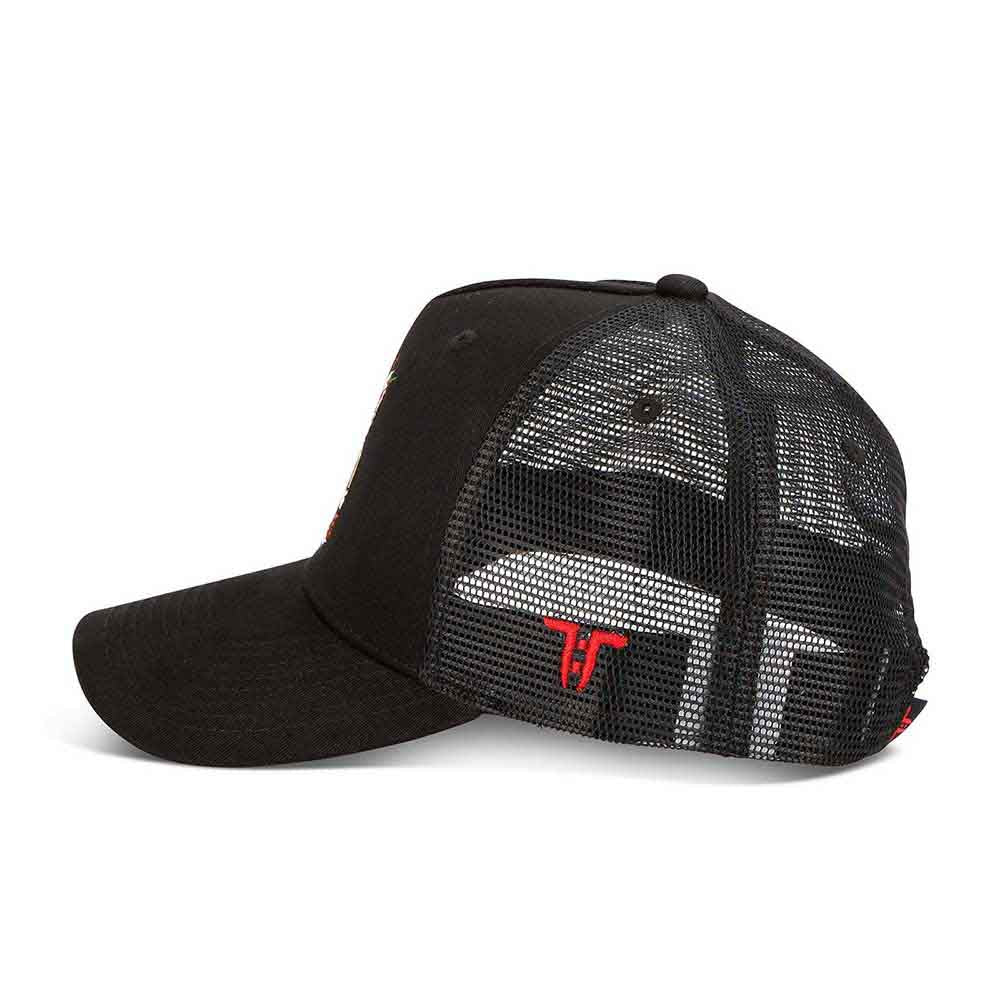 Tokyo Time Unisex Mesh Back Cap: Tattoo Geisha (Black)
