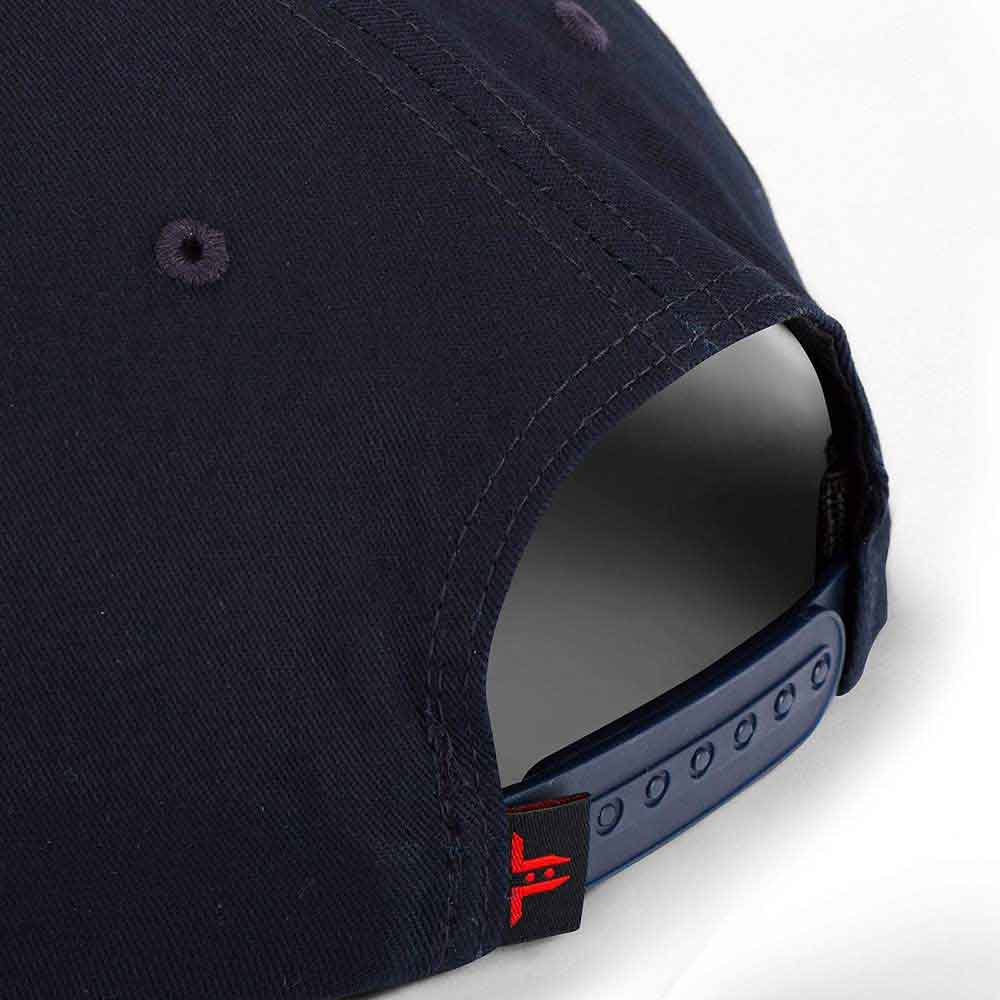 Tokyo Time Unisex Snapback Cap: Base (Navy Blue)