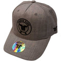 Tokyo Time Unisex Baseball Cap: TT Core Black Logo (Grey)