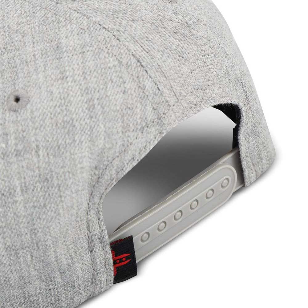 Tokyo Time Unisex Baseball Cap: TT Core Black Logo (Grey)