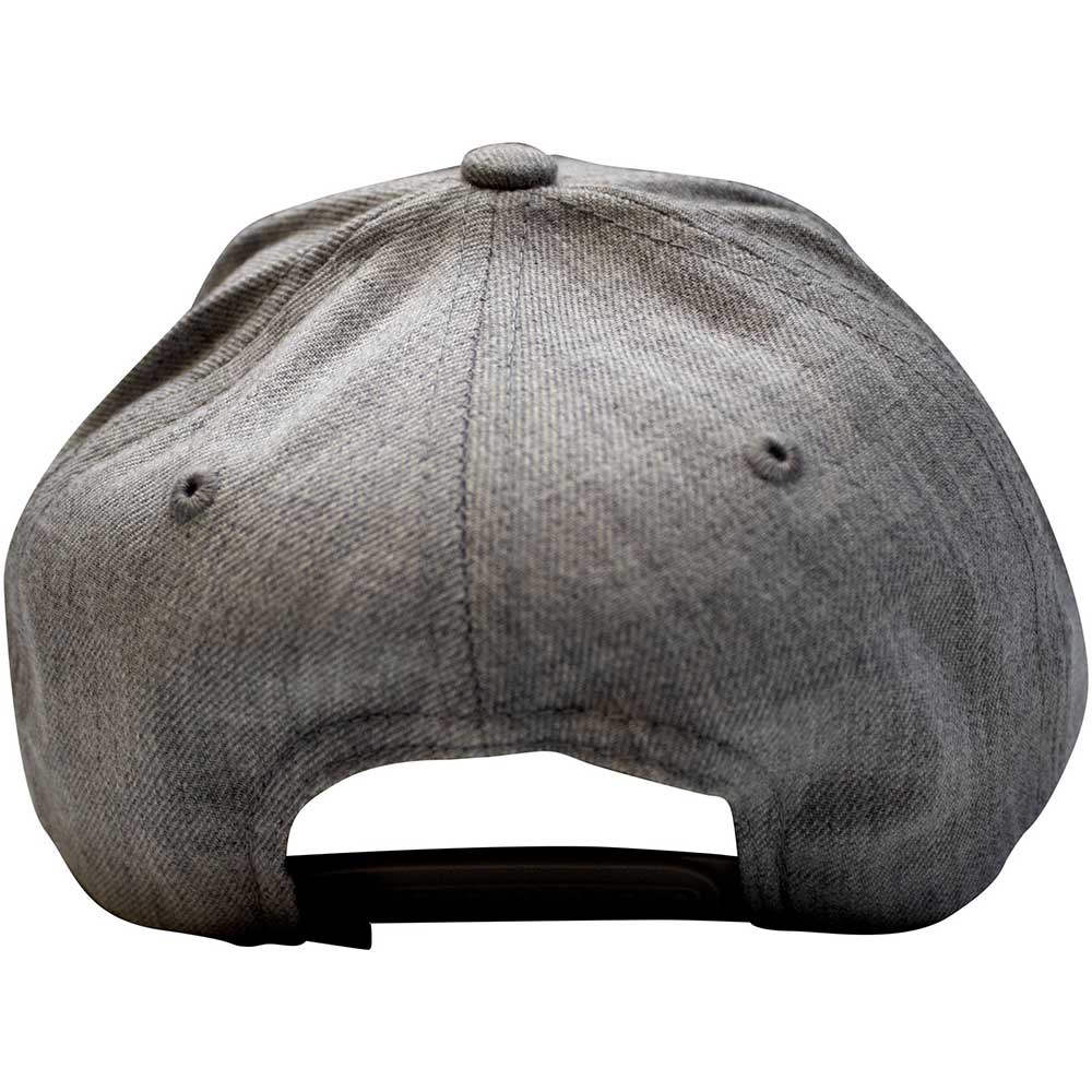Tokyo Time Unisex Baseball Cap: TT Core Pink Logo (Grey)