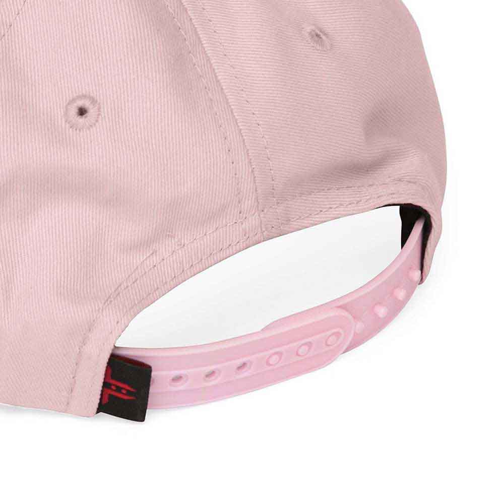 Tokyo Time Kids Baseball Cap: TT Heritage White Logo (Pink)