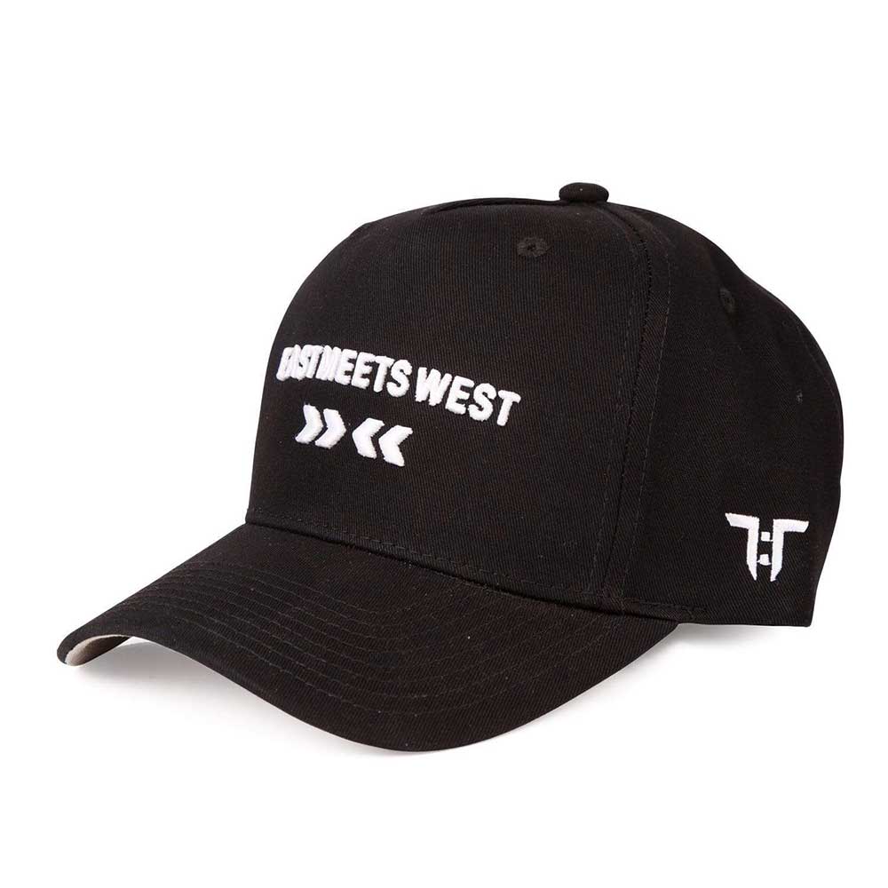 Tokyo Time Unisex Baseball Cap: East Meets West (Black)