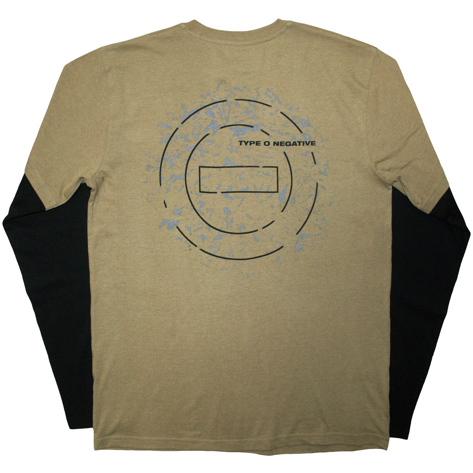 Type O Negative Unisex Layered Long Sleeve T-Shirt: Tree (Black & Green) (Back Print)