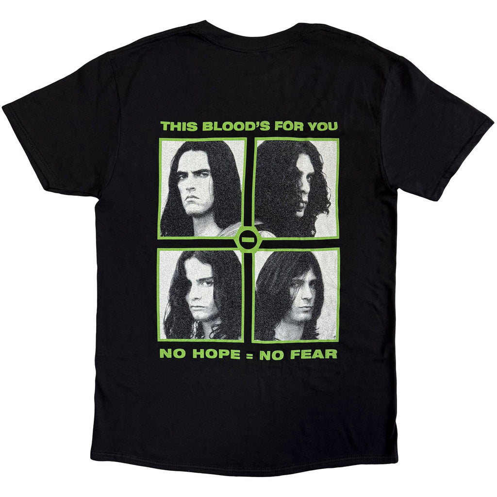 Type O Negative Unisex T-Shirt: Green Man (Black) (Back Print)