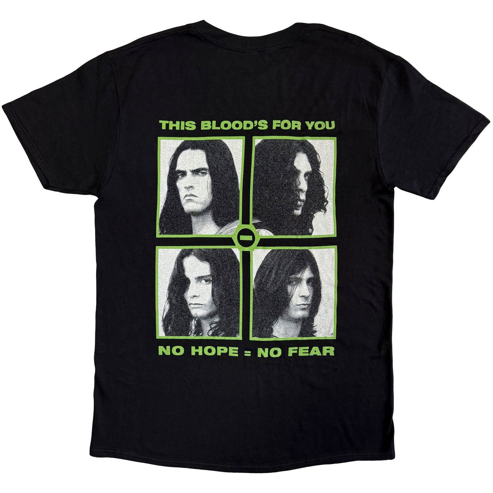 Type O Negative Unisex T-Shirt: Green Man (Black) (Back Print)