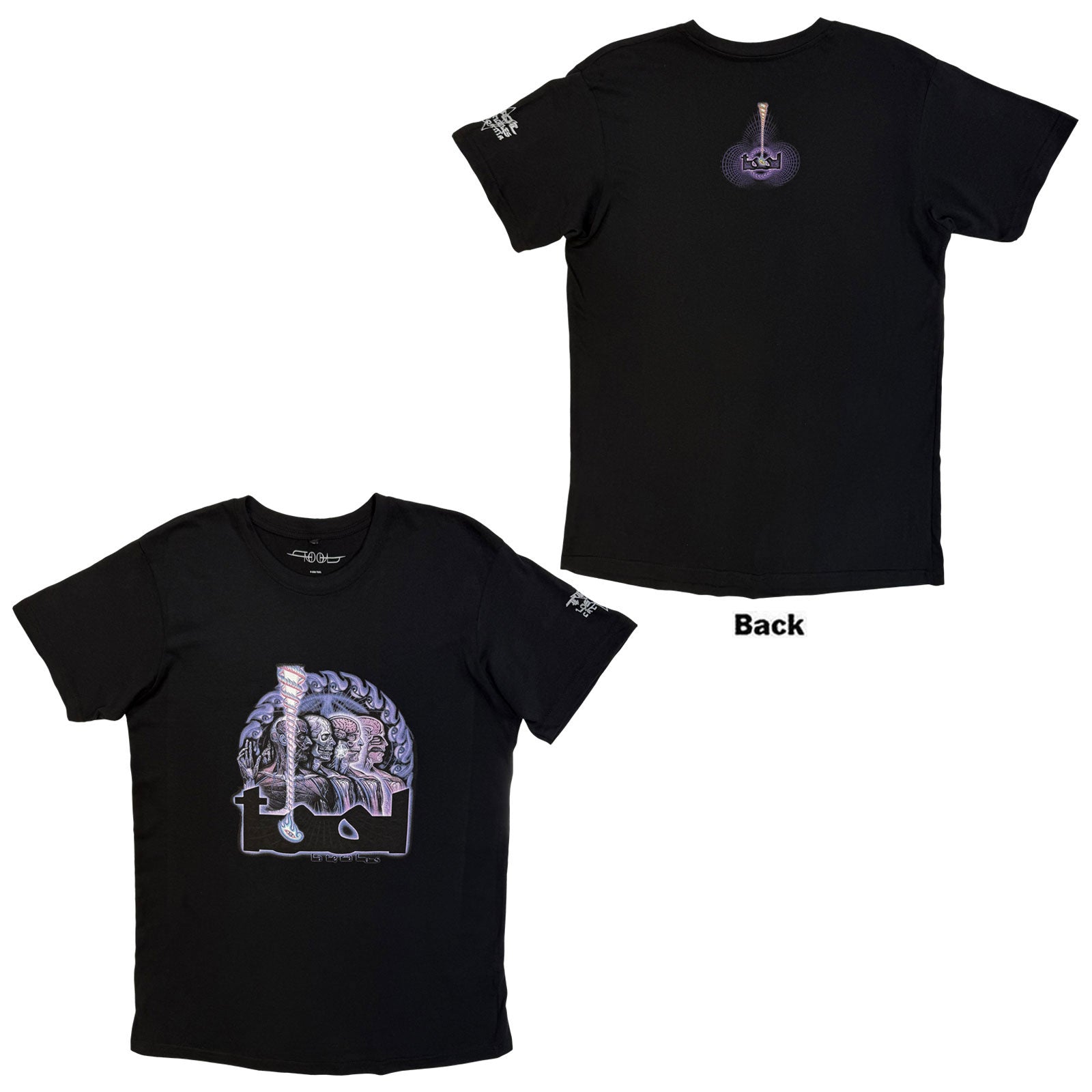 Tool Unisex Premium Carbon T-Shirt: Lateralus Dissection (Back Print) (Black)