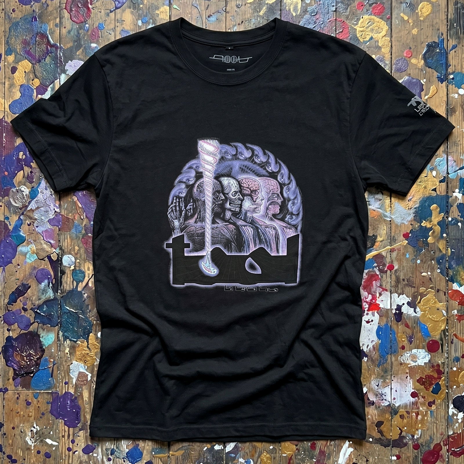 Tool Unisex Premium Carbon T-Shirt: Lateralus Dissection (Back Print) (Black)