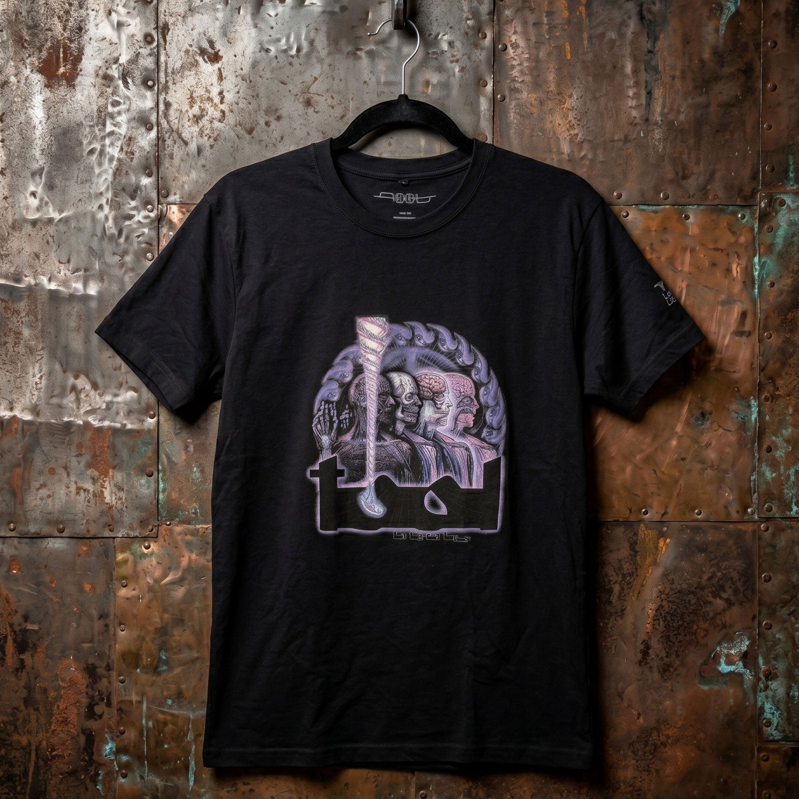 Tool Unisex Premium Carbon T-Shirt: Lateralus Dissection (Back Print) (Black)