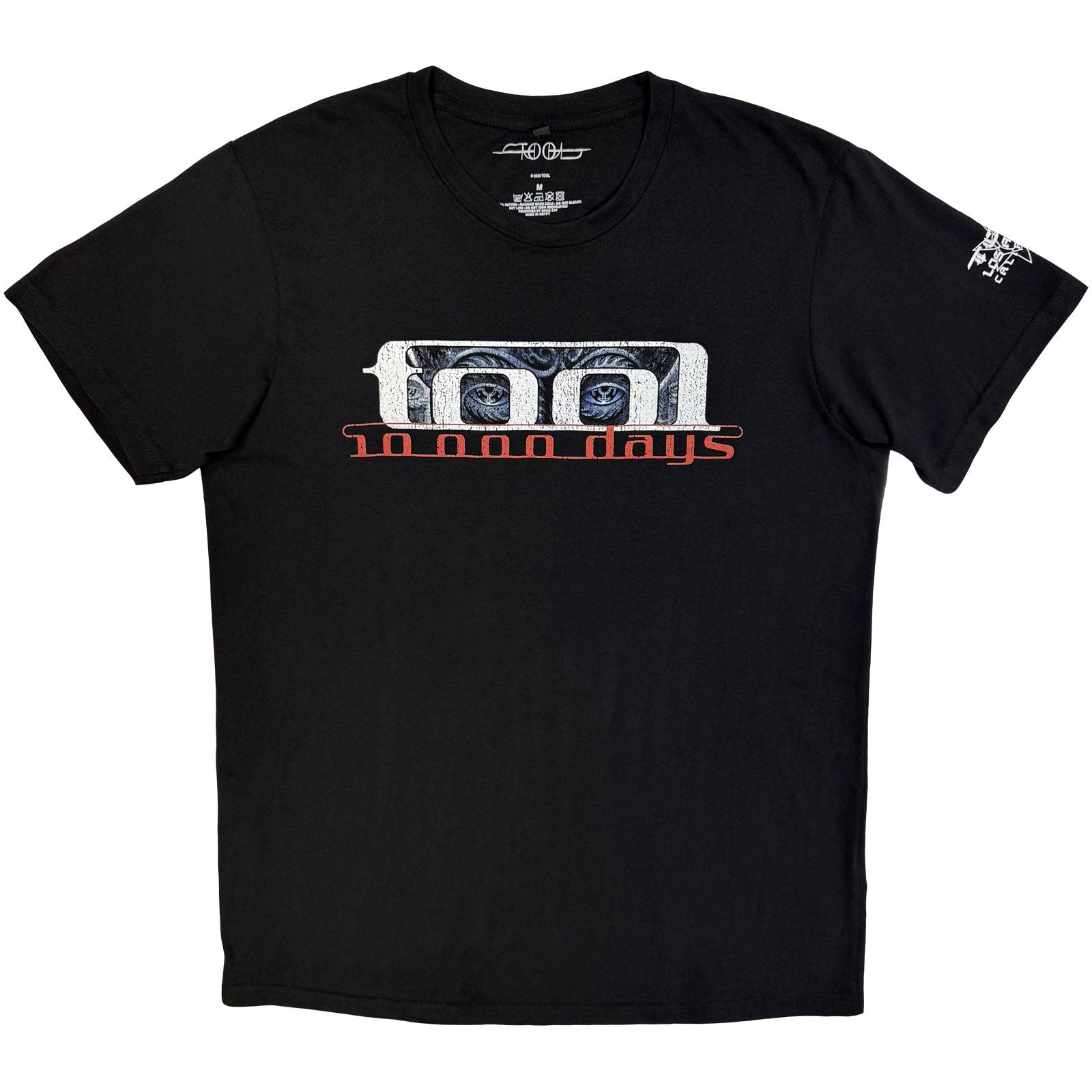 Tool Unisex Premium Carbon T-Shirt: 10,000 Days Tour '06 (Black) (Back Print)