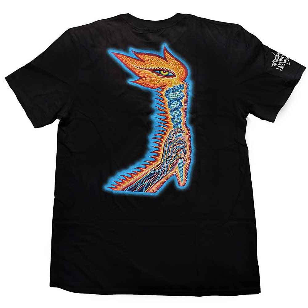 Tool Unisex T-Shirt: The Torch (Black) (Back & Sleeve Print)