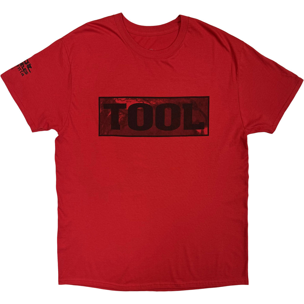 Tool Unisex T-Shirt: Faces (Red) (Back & Sleeve Print)