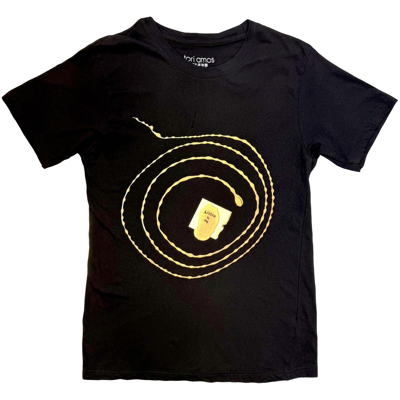 Tori Amos Unisex T-Shirt: Under The Pink Tour (Black) (Back Print)