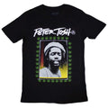 Peter Tosh Unisex T-Shirt: Leaf Frame (Black)