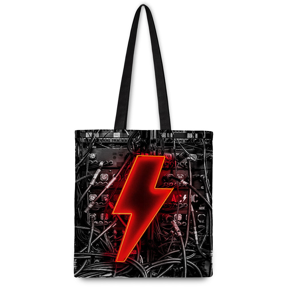 AC/DC Cotton Tote Bag: PWR Up