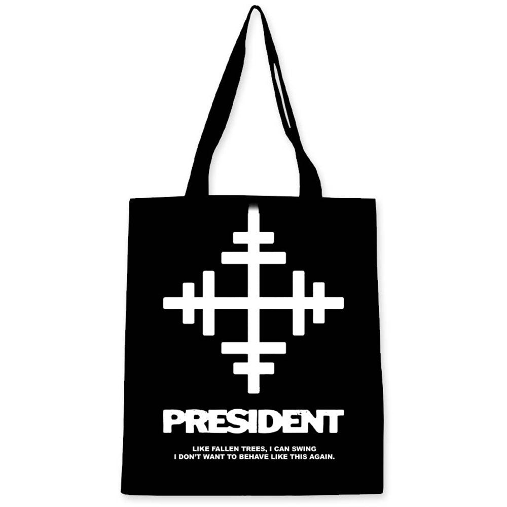 President Tote Bag: Lyric Key (Black)