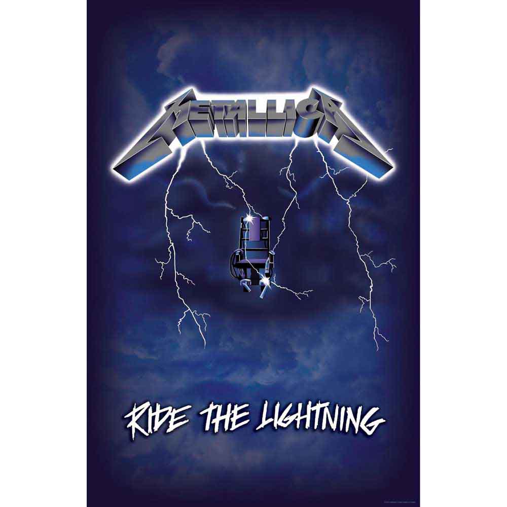 Metallica Textile Poster: Ride the Lightning