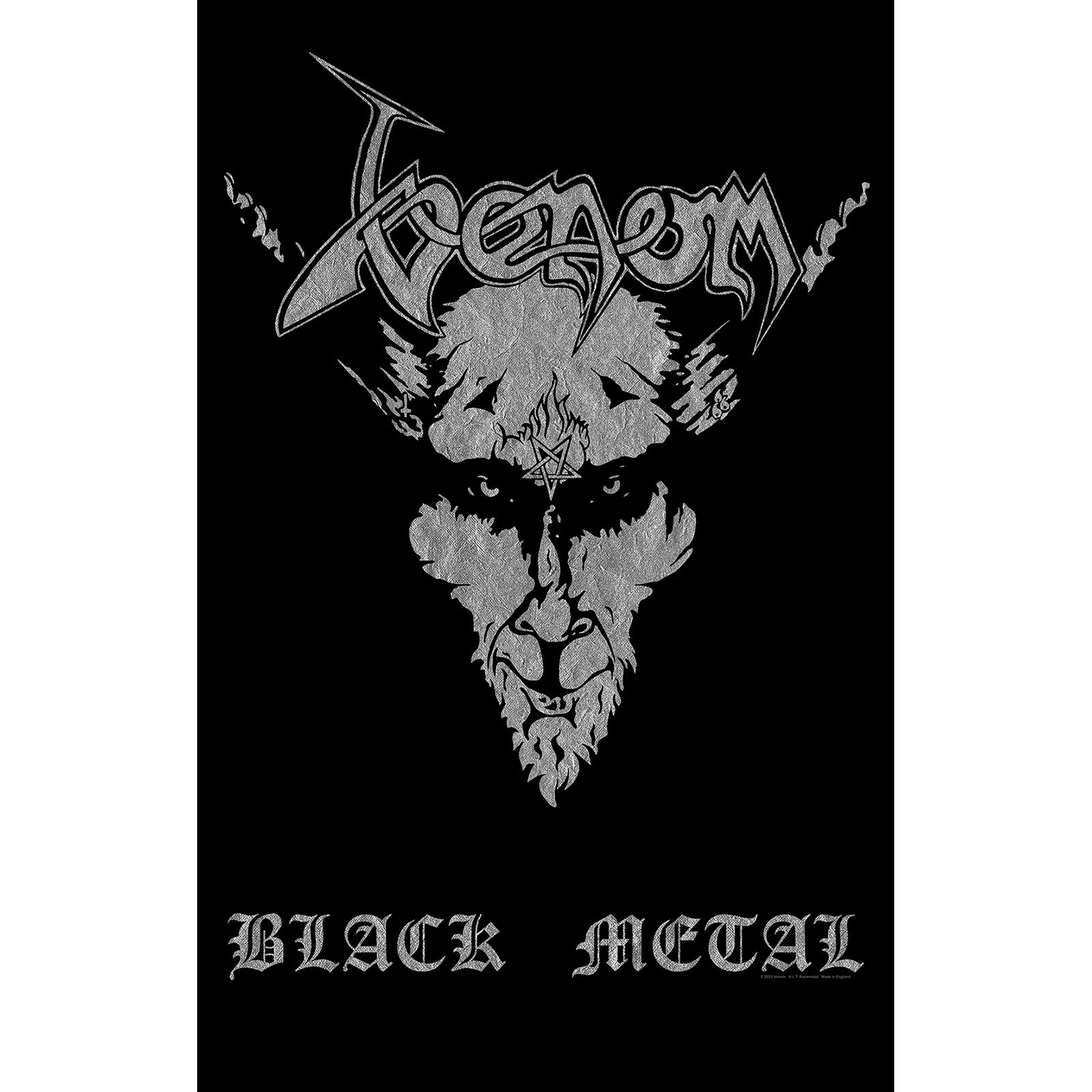 Venom Textile Poster: Black Metal 1
