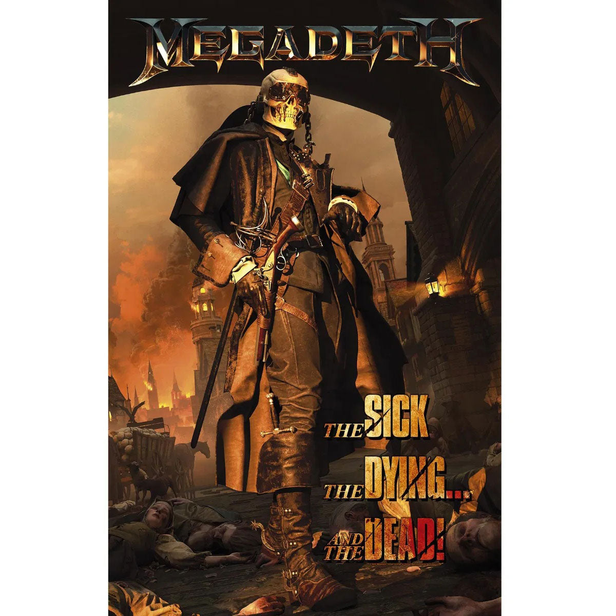 Megadeth Textile Poster: The Sick, The Dying And The Dead
