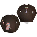 Travis Scott Unisex Long Sleeve T-Shirt: Summer Run 2023 Dublin (Brown) (Back Print & Ex-Tour)