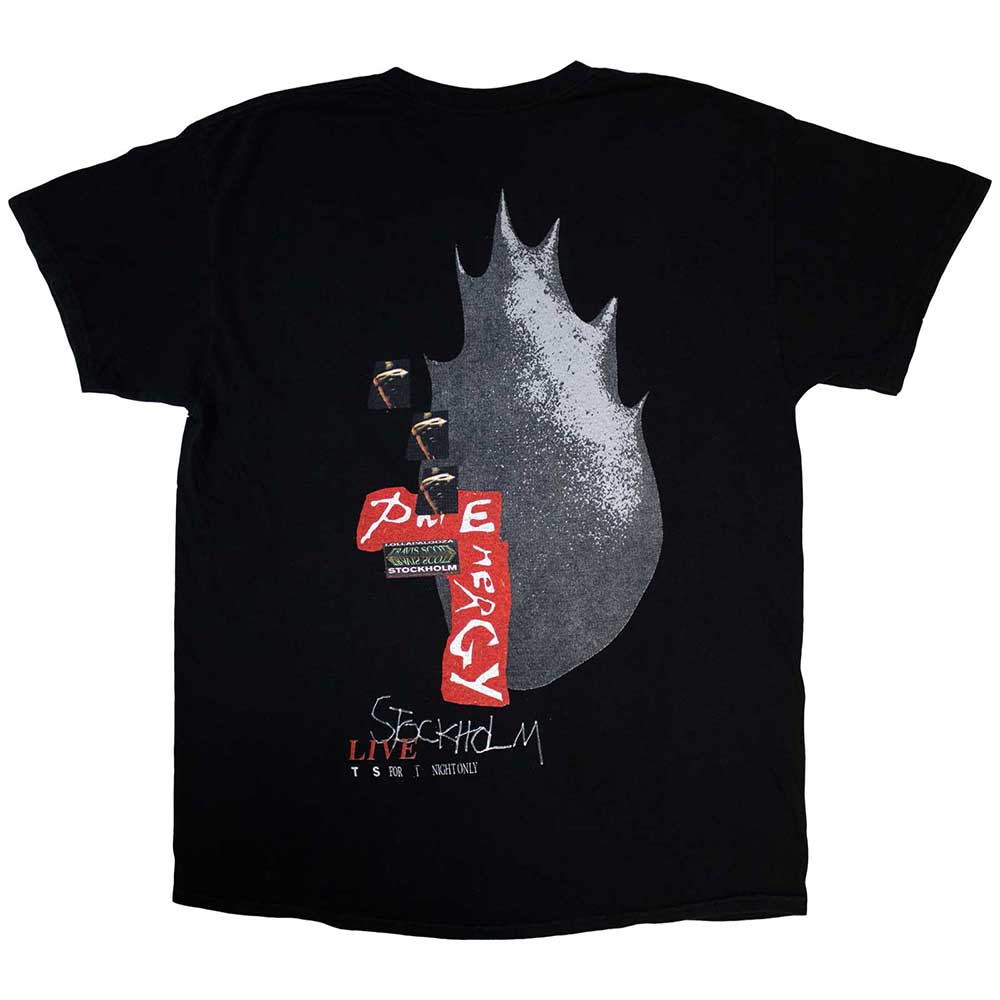 Travis Scott Unisex T-Shirt: Summer Run 2023 Stockholm (Black) (Back Print & Ex-Tour)