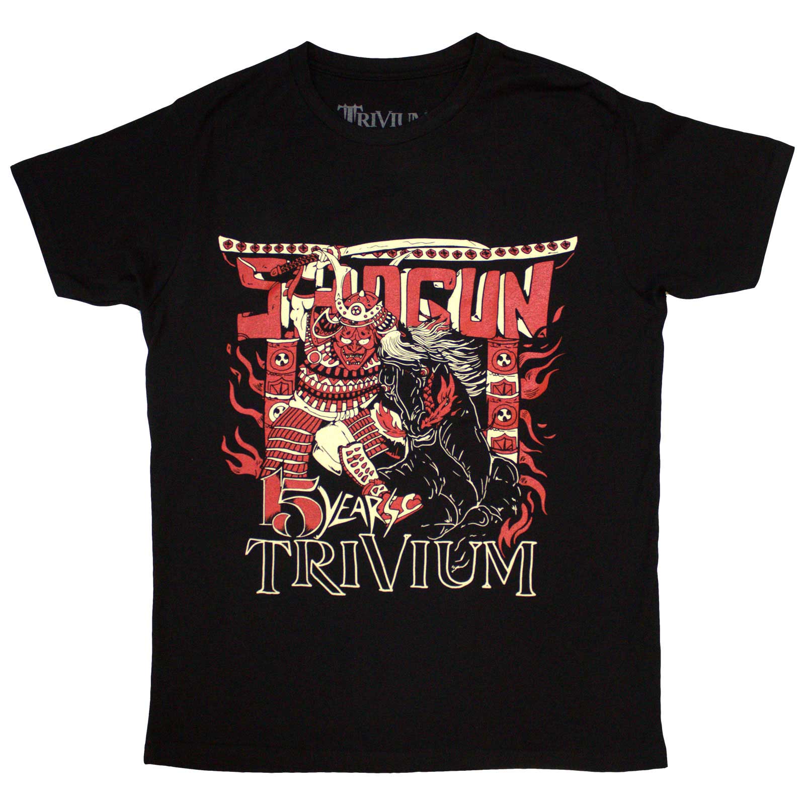 Trivium Unisex T-Shirt: Shogun (Black) (Back Print)