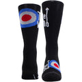 The Who Unisex Crew Socks: Target Logo (Black)  (UK Size 6.5 - 11)