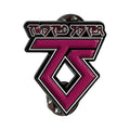 Twisted Sister Pin Badge: Pink Logo