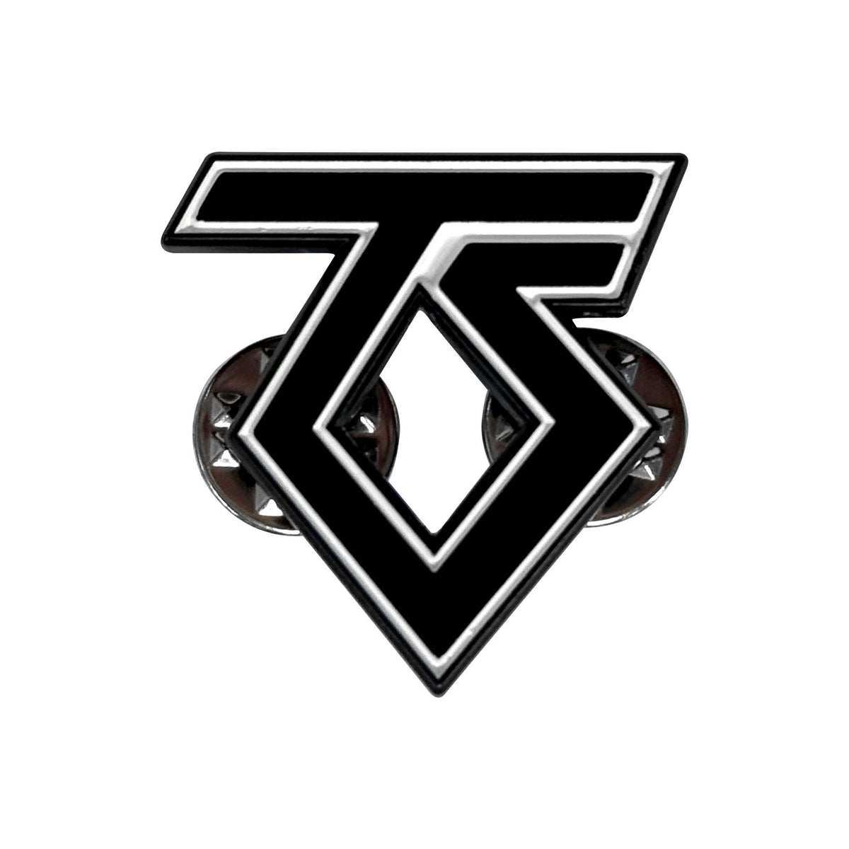 Twisted Sister Pin Badge: Black Logo