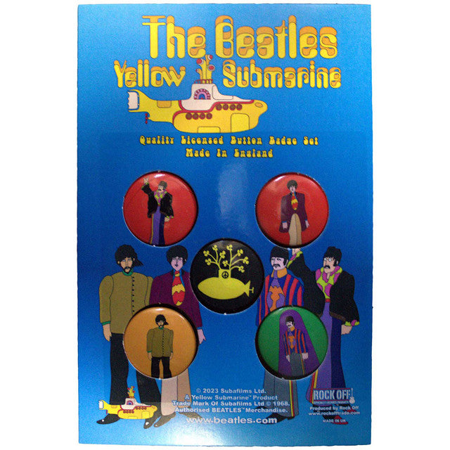 The Beatles: Yellow Sub Badge Pack