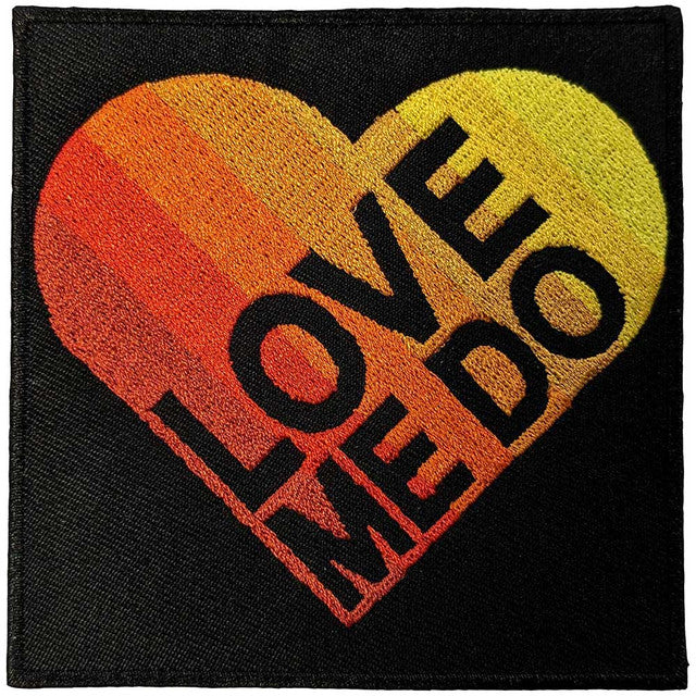 The Beatles Standard Patch: Love Me Do Gradient Heart