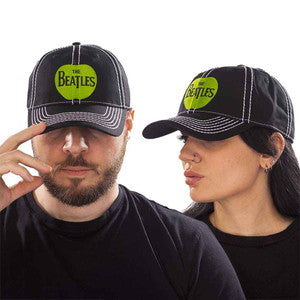 The Beatles Official Baseball Cap Apple (Black)