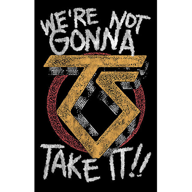 Twisted Sister Textile Poster: We're Not Gonna Take It