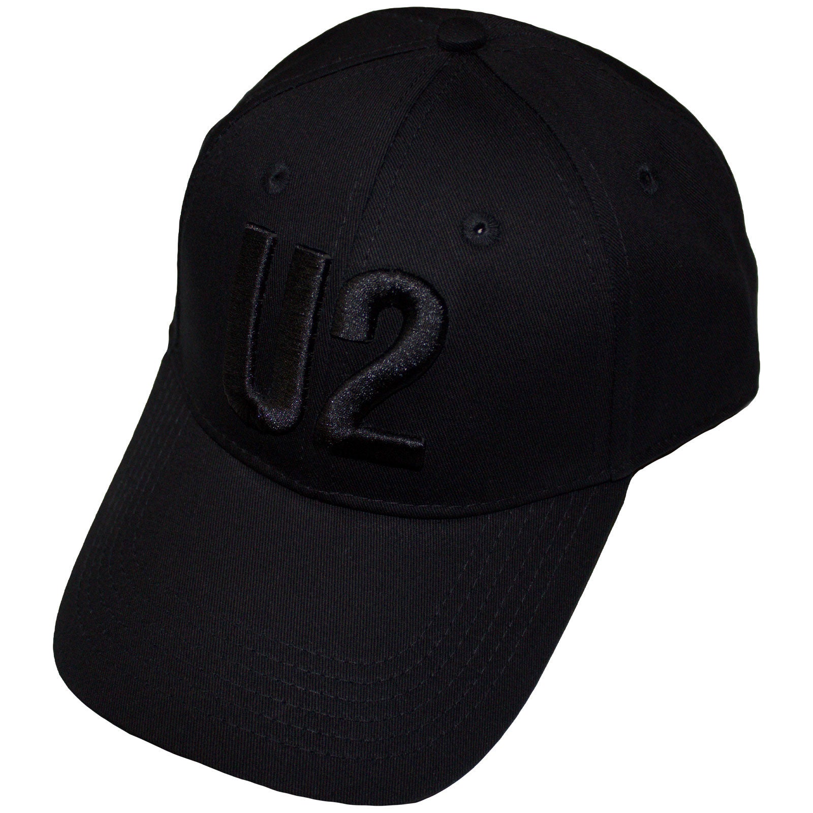 U2 Unisex Baseball Cap: Logo (Black)