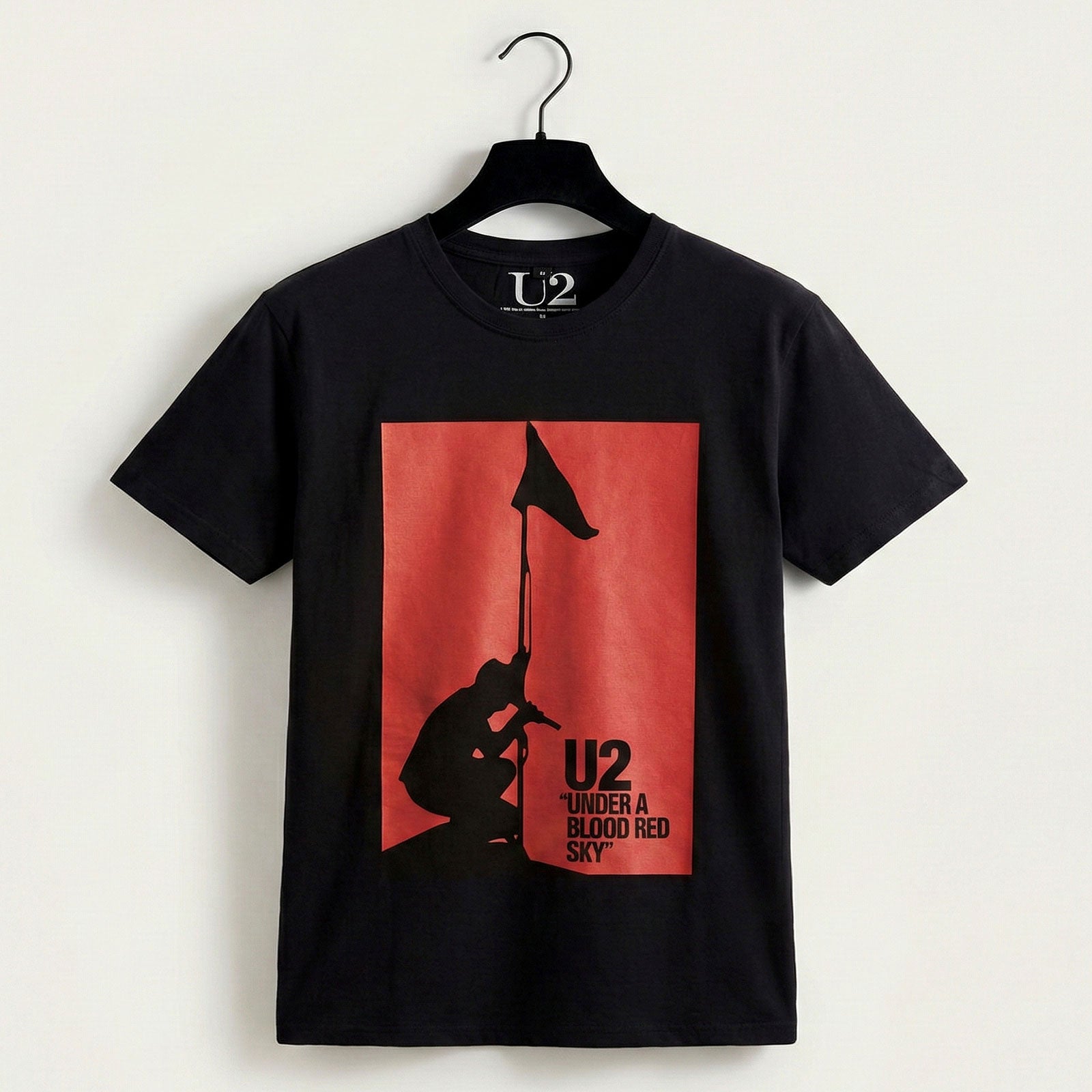 U2 Unisex Premium Carbon T-Shirt: Blood Red Sky (Black)