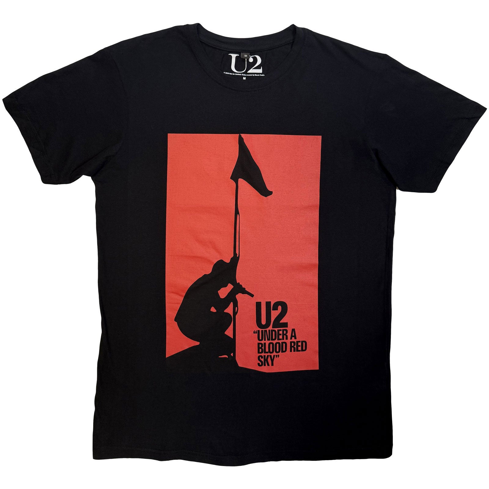 U2 Unisex Premium Carbon T-Shirt: Blood Red Sky (Black)