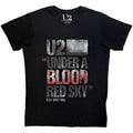 U2 Unisex Premium Carbon T-Shirt: Blood Red Sky Live (Black)