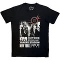 U2 Unisex Premium Carbon T-Shirt: Zoo TV Tour NY Poster 08.29.92 (Black)