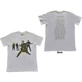 U2 Unisex T-Shirt: Live Action (White) (Back Print & Ex-Tour)