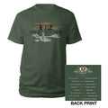 U2 Unisex T-Shirt: Joshua Tree Logo 2017 (Green) (Back Print & Ex-Tour)