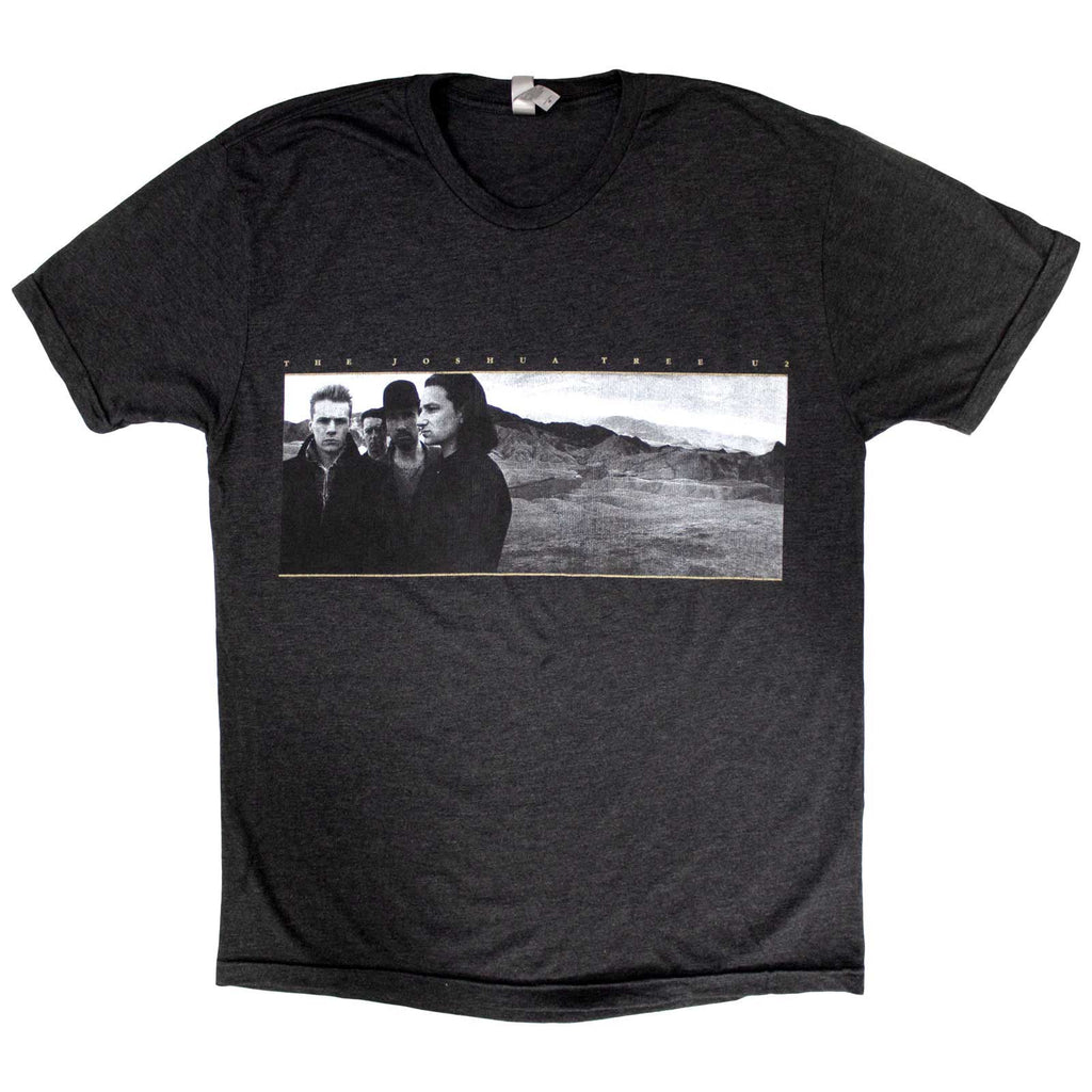 U2 Unisex T-Shirt: Joshua Tree Dates 2017 (Grey) (Back Print & Ex-Tour)