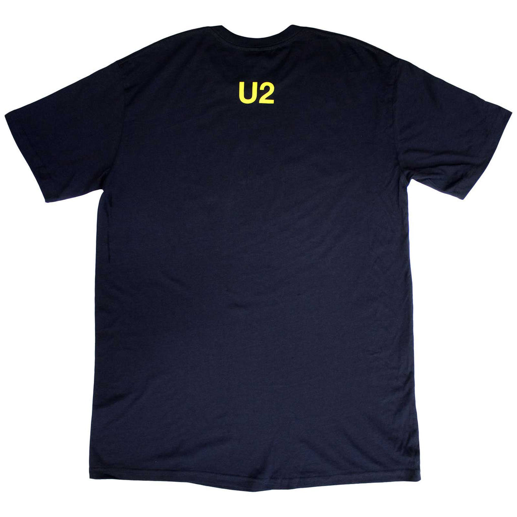U2 Unisex T-Shirt: EU Stars 2018 (Navy Blue) (Ex-Tour)