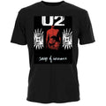 U2 Unisex T-Shirt: Songs of Innocence Red Shade (Black)