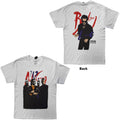 U2 Unisex T-Shirt: Achtung Baby Zoo TV Tour (White) (Back Print)